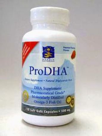 Nordic Naturals ProDHA Strawberry 500 mg 120 gels