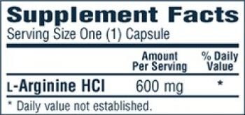 Bio-Tech`s Arginine 600 mg 100 vcaps