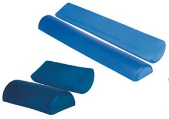 TheraPro's Lightweight Foam Half-Round Rolls Small Size (3"d x 12" Blue)