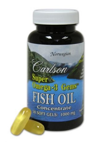 Carlson Labs Super Omega-3 Gems 1000 mg 50 softgels