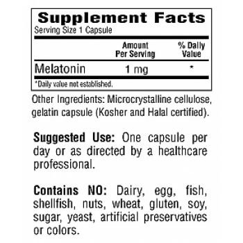 Bio-Tech`s Melatonin 1 mg 100 caps