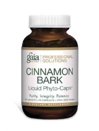 Gaia Herbs, CINNAMON BARK 60 LVCAPS