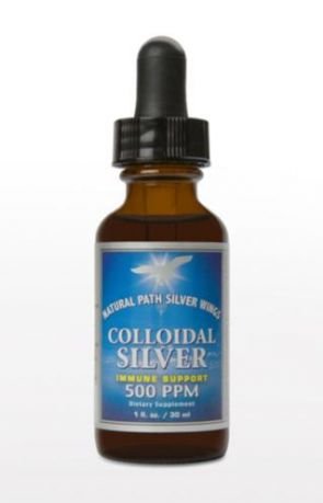 Natural Path Silver Wings, Colloidal Silver, 500 ppm, 1 oz