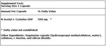 ProThera`s N-Acetyl-L-Cysteine 90 caps