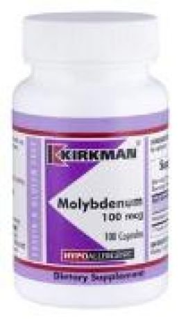 Kirkman`s Molybdenum 100 mcg 100 Capsules 3 box value pack