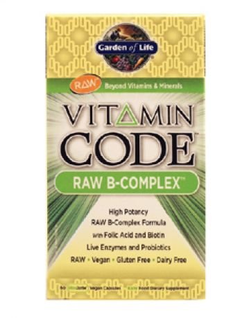 Garden of Life, RAW B-Complex, 60 capsules