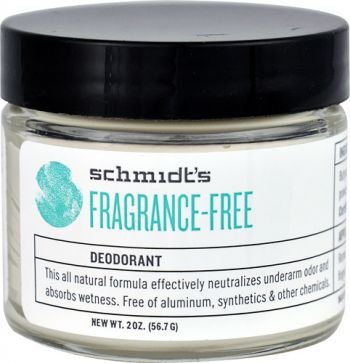 Schmidt's Deodorant Natural Deodorant Fragrance Free -- 2 oz
