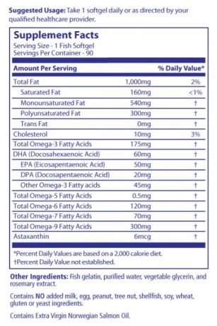 MRM Fresh Omega Ex. Virgin Salmon Oil 90gels