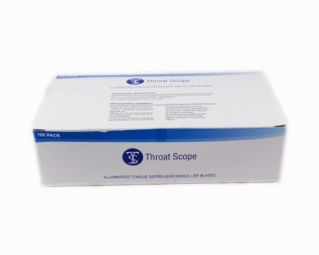 Throat Scope, 100 Box Replacement Depressors