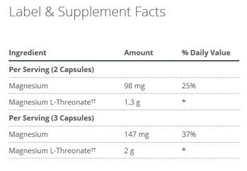 Metagenics Mag L-Threonate 120 Capsules