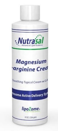 Nutrasal`s Liposomal Cream with Magnesium and L-arginine 8 oz (226 g)