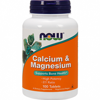 Now Foods, Calcium & Magnesium 100 tabs