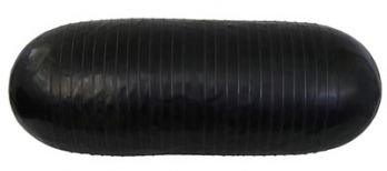 CanDo® Inflatable Roller - Black -  30 cm x 80 cm - Round