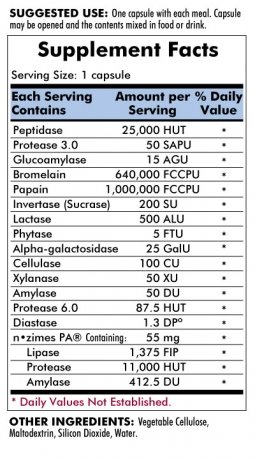 Kirkman`s EnZym-Complete/DPP-IV 120 Capsules 3pack