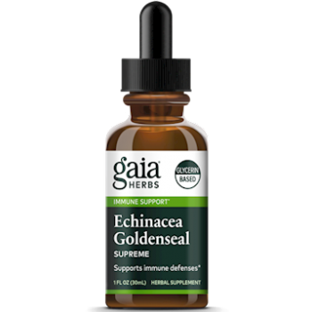 Gaia Herbs Echinacea/ Goldenseal Alcohol-Free 1 oz