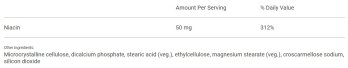 Carlson's Niacin 50 mg 100 tabs