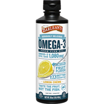 Barleans, Omega 3 Lemon cream 16 oz