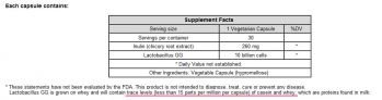 CulturelleT with 80 mg. Lactobacillus GG 30 Capsules