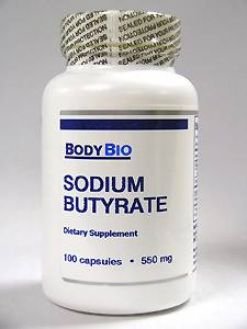 BodyBio`s Sodium Butyrate 600 mg 100 caps
