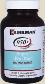 Kirkman 950+ Super Pro-Bioâ„¢ 75 Billion Bio-Max Series 60 caps