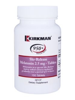 Kirkman 950+ Slo-Release Melatonin 2.5 mg 150 tabs
