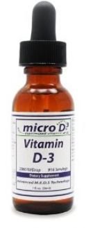 Nutrasal's Vitamin MICRO D-3 2000 IU 1oz (~30 ml)