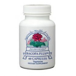 Ayush Herbs, Bacopa Plus 60 capsules