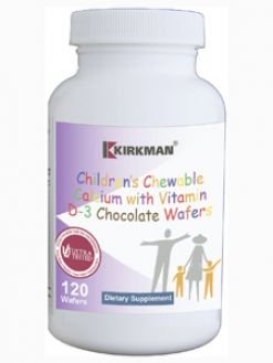 Kirkman 950+ Children`s Calcium w/D-3 Choc 120 wafers