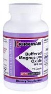 Kirkman`s Buffered Magnesium 180 mg 250 Capsules 3 box value pack