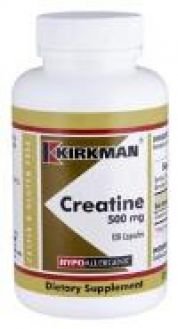 Kirkman`s Creatine Hypoallergenic 500 mg 120 Capsules 3 box value pack