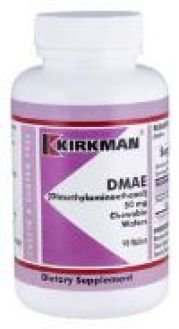 Kirkman`s DMAE 50 mg. Chewable Wafer 90 tablets 3 box value pack