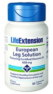 Life Extension, EUROPEAN LEG SOLUTION 600 MG 30 VTABS