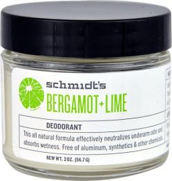 Schmidt's Deodorant Natural Deodorant Bergamot plus Lime -- 2 oz
