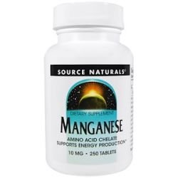 Source Naturals Manganese -- 10 mg - 100 Tablets