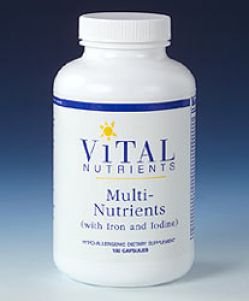 VN's Multi-Nutrients with Iron and Iodine 180 capsules