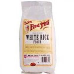 Bob's Red Mill, Stone Ground White Rice Flour, Gluten Free, 24 oz (1 lb 8 oz) 680 g