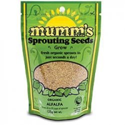 Mumm's Alfalfa Certified Organic Sprouting Seeds 250 gr