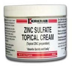 Kirkman`s Zinc Sulfate Cream 4 oz